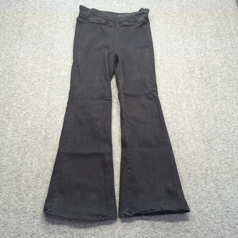 Frame Jeans Womens 1 Black High Rise Boot Cut Crop Stretch Jetset Noir
